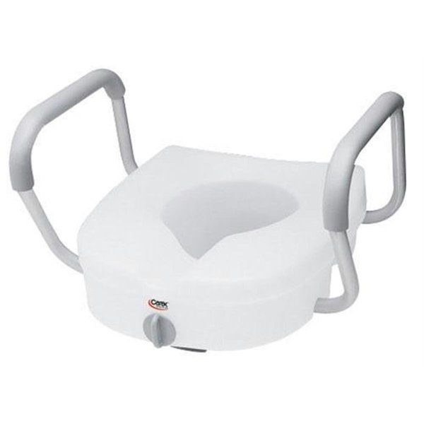 Comfortcorrect Toilet Seat E-Z Lock w/Arms Adjustable Handle Width CO52813